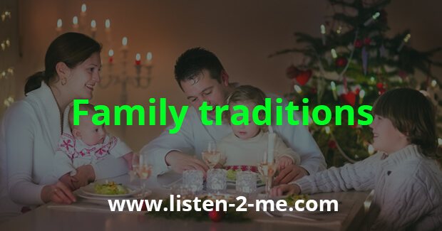 Christmas Family traditions